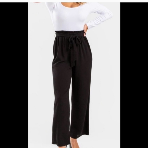 mi ami Pants - Black & white jumpsuit